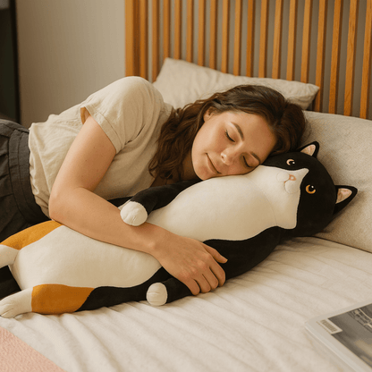Skorter | FELINEDREAM – Soft Plush Cat Pillow for Kids