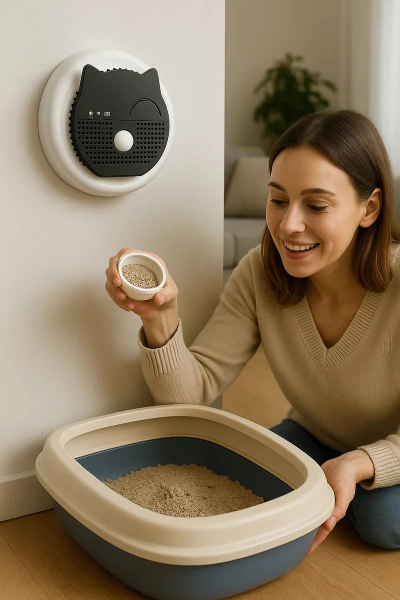 Skorter | FelineFresh – Cat Litter Deodorizer Granules for Long-Lasting Freshness