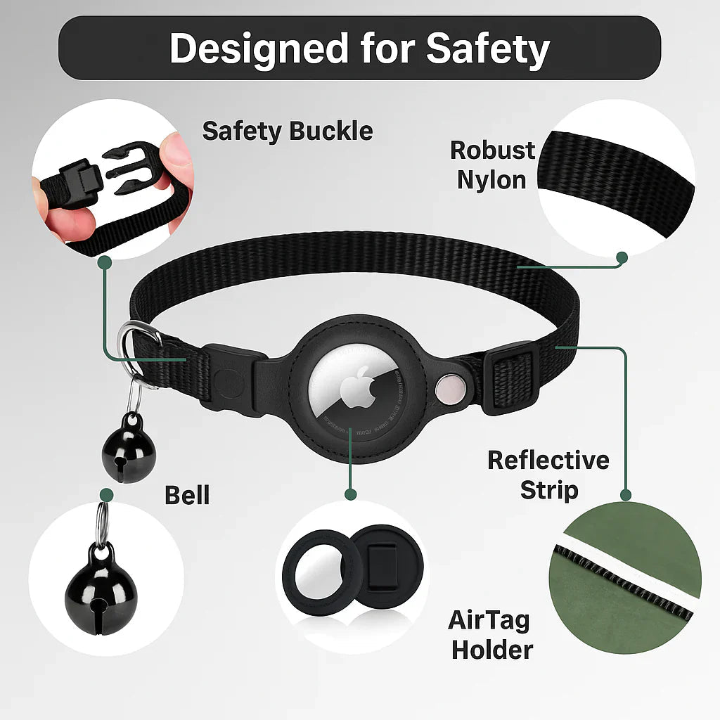 Skorter | FELITRACK – Cat GPS Tracker Collar with Reflective Design