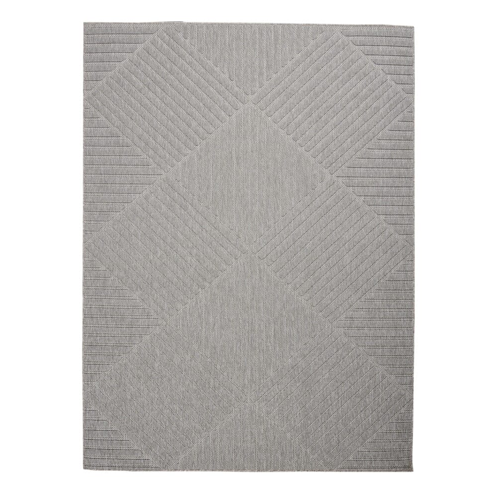 Skorter | Fensham Grey Geometric Indoor / Outdoor Rug