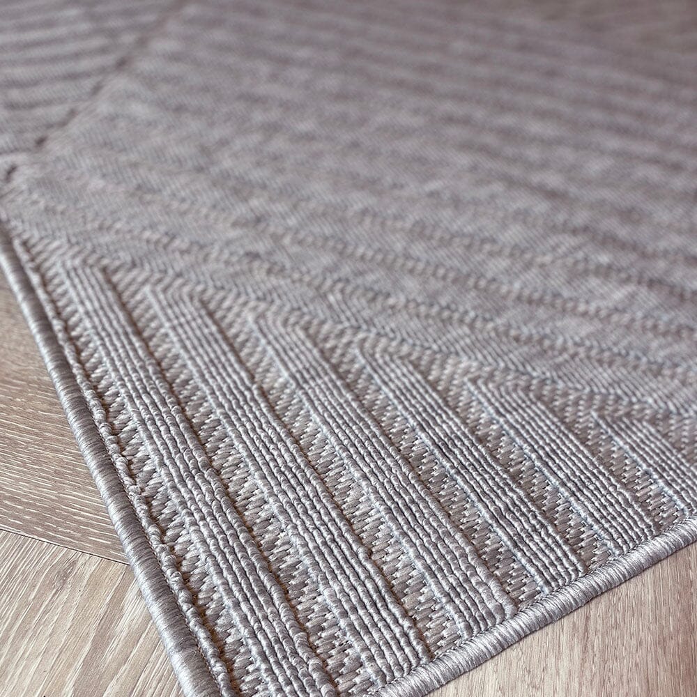 Skorter | Fensham Grey Geometric Indoor / Outdoor Rug