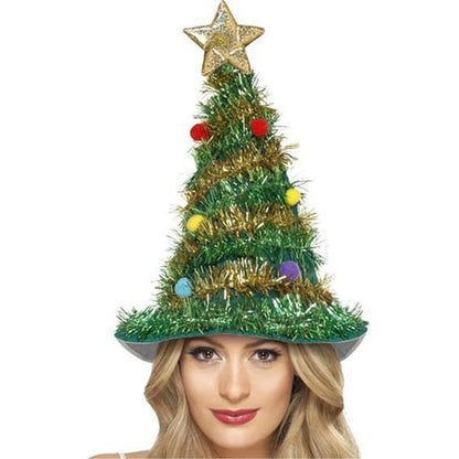 Skorter | Festive Christmas Tree Hat - Holiday Theme Hat, Santa Hats