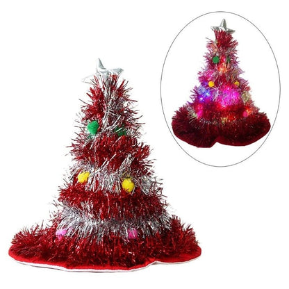 Skorter | Festive Christmas Tree Hat - Holiday Theme Hat, Santa Hats