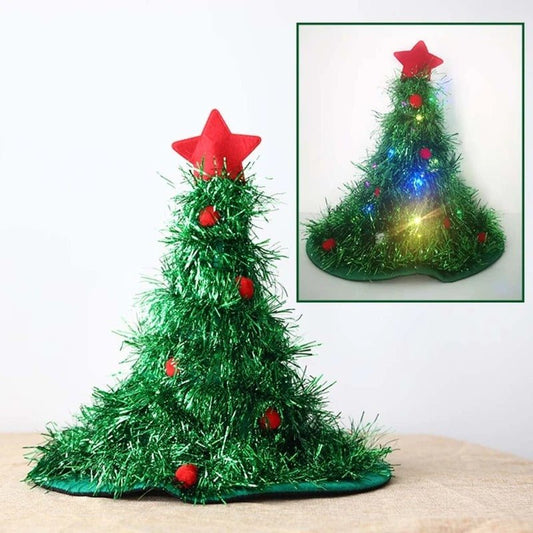 Skorter | Festive Christmas Tree Hat - Holiday Theme Hat, Santa Hats