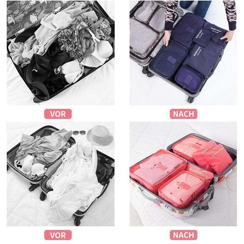 Skorter | 6-Piece Luggage Packing Cubes Travel Set