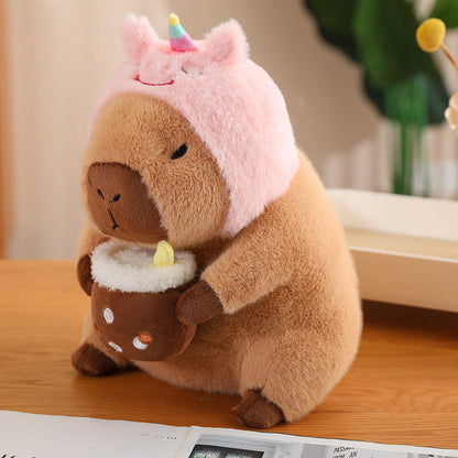 Skorter | CuddleCapy Cuddle Doll Plush | Capybara & Rabbit Design | Soft Cuddle Toy in Various Styles & Sizes