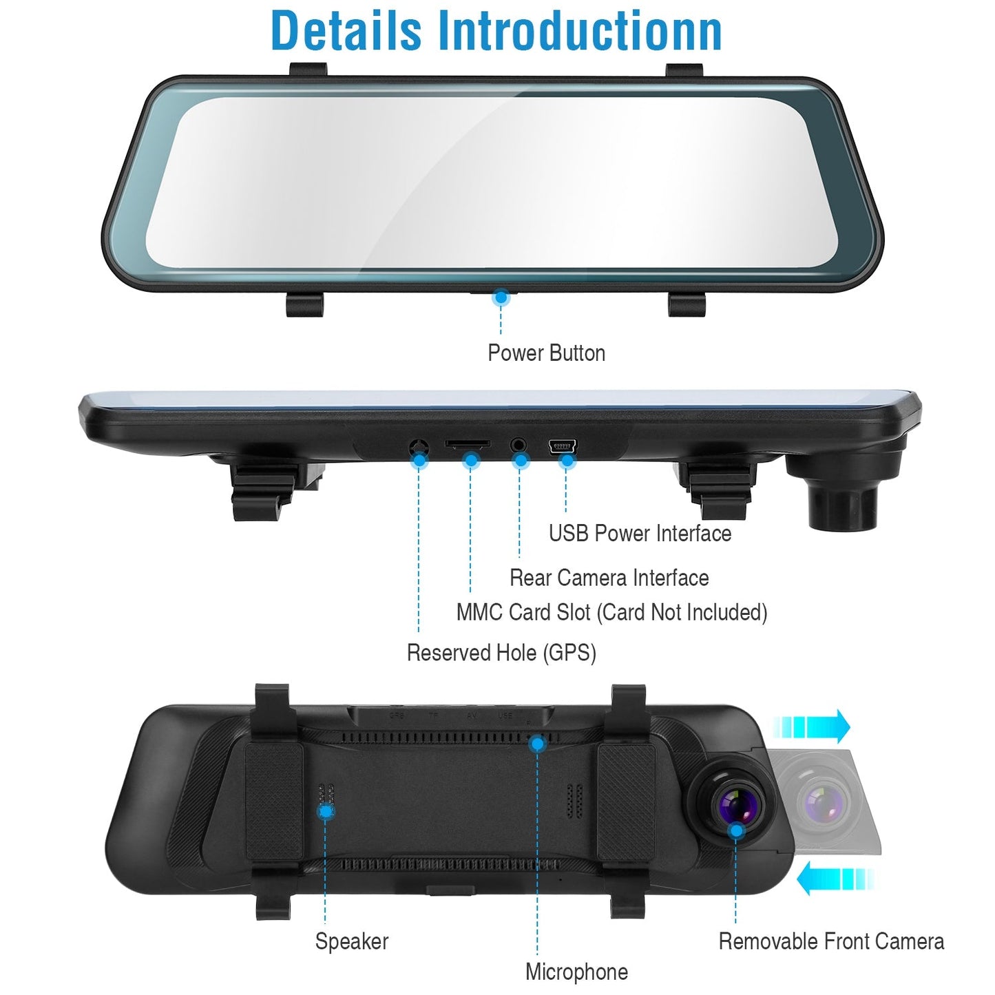 Skorter | FHD 1080P Car DVR Dash Camera with G-Sensor