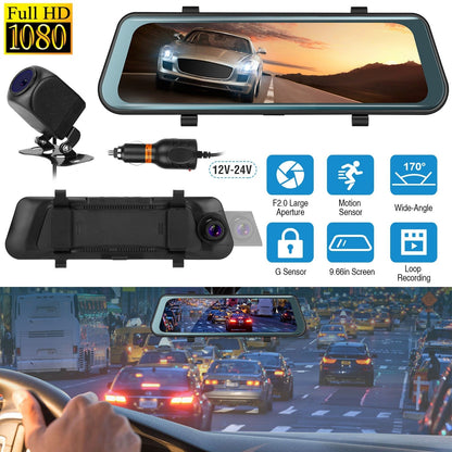 Skorter | FHD 1080P Car DVR Dash Camera with G-Sensor