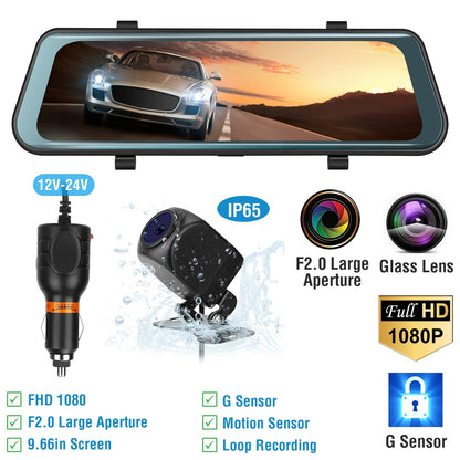 Skorter | FHD 1080P Car DVR Dash Camera with G-Sensor