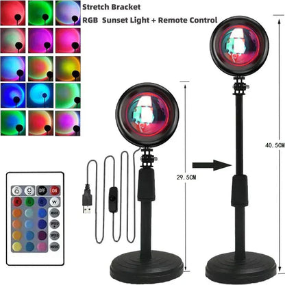 Skorter | Fifteen Colors Sunset Projector Table Lamp