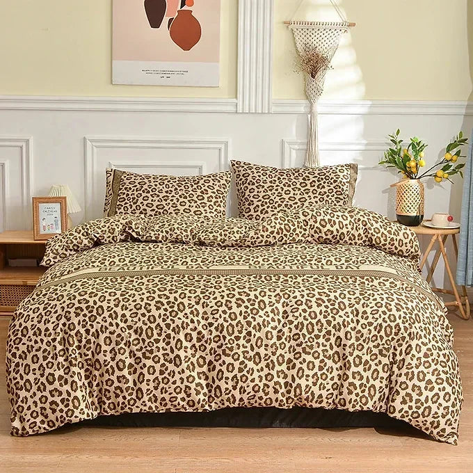 Skorter | Beautiful Day Leopard Bedding Set