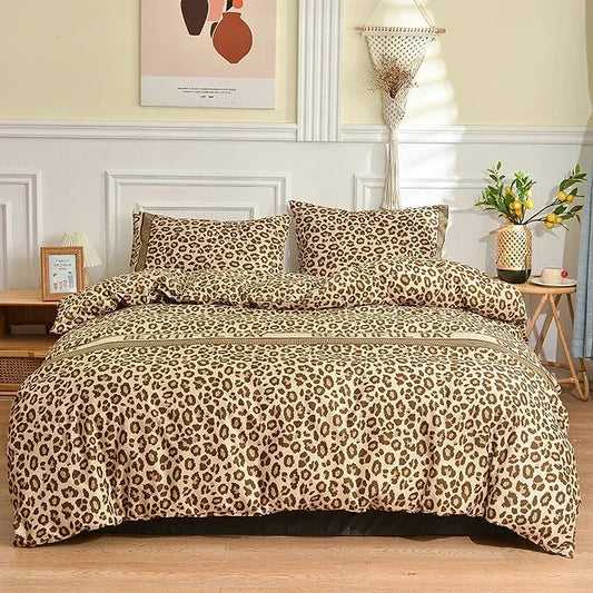 Skorter | Beautiful Day Leopard Bedding Set