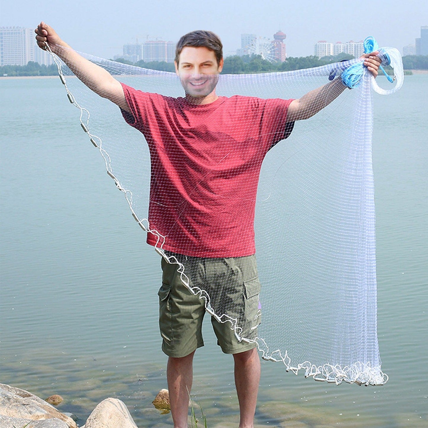 Skorter | Fishing Cast Net Bait Capture Heavy Equipment