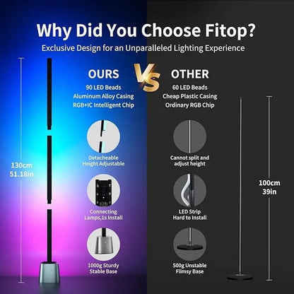 Skorter | Fitop Smart RGBCW LED Floor or Hook Lamp