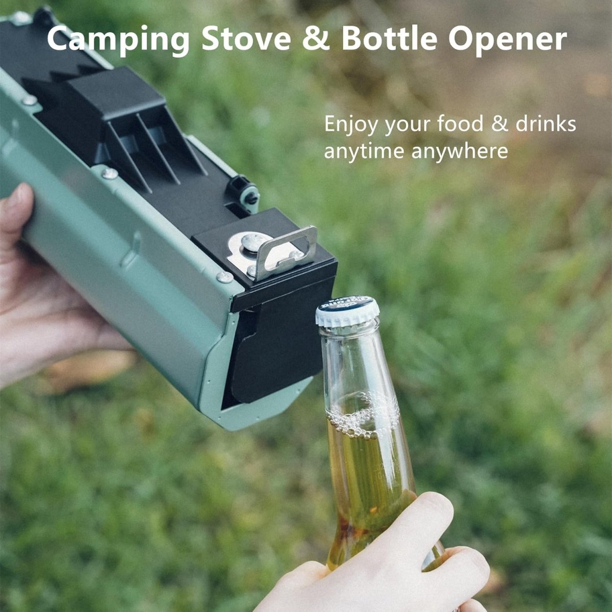 Skorter | FLAMECAMP – Portable Butane Camping Stove with Storage Bag & Gas Bottle