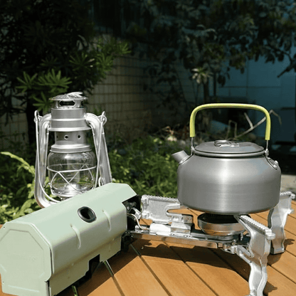 Skorter | FLAMECAMP – Portable Butane Camping Stove with Storage Bag & Gas Bottle