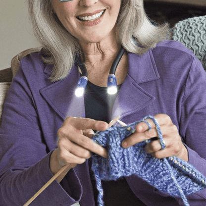 Skorter | FlexiGlow – Flexible LED Neck Lamp for Knitting, Crafting & Reading