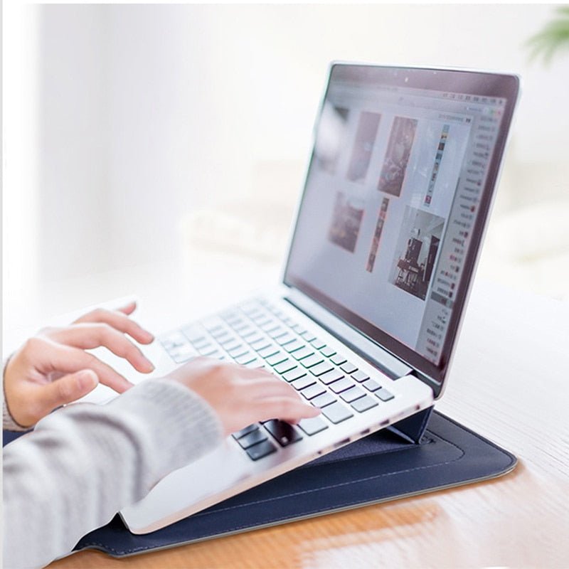 Skorter | FlexiGuard – Slim Waterproof Laptop Sleeve with Shock Protection & Stand