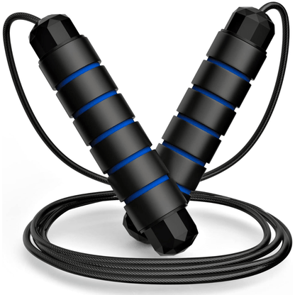 Skorter | Flexijump Adjustable Jump Rope – Tangle-Free Speed Skipping Rope – Cardio, Weight Loss & Coordination Training – Comfortable Foam Handles