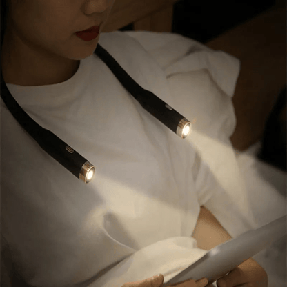 Skorter | FlexRead – Portable Neck Reading Light | Hands-Free USB Rechargeable Book Lamp