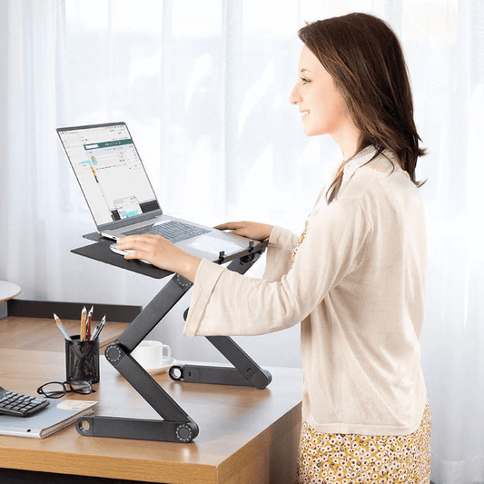 Skorter | FLEXSTAND 360 – Ergonomic laptop stand for healthy & flexible working