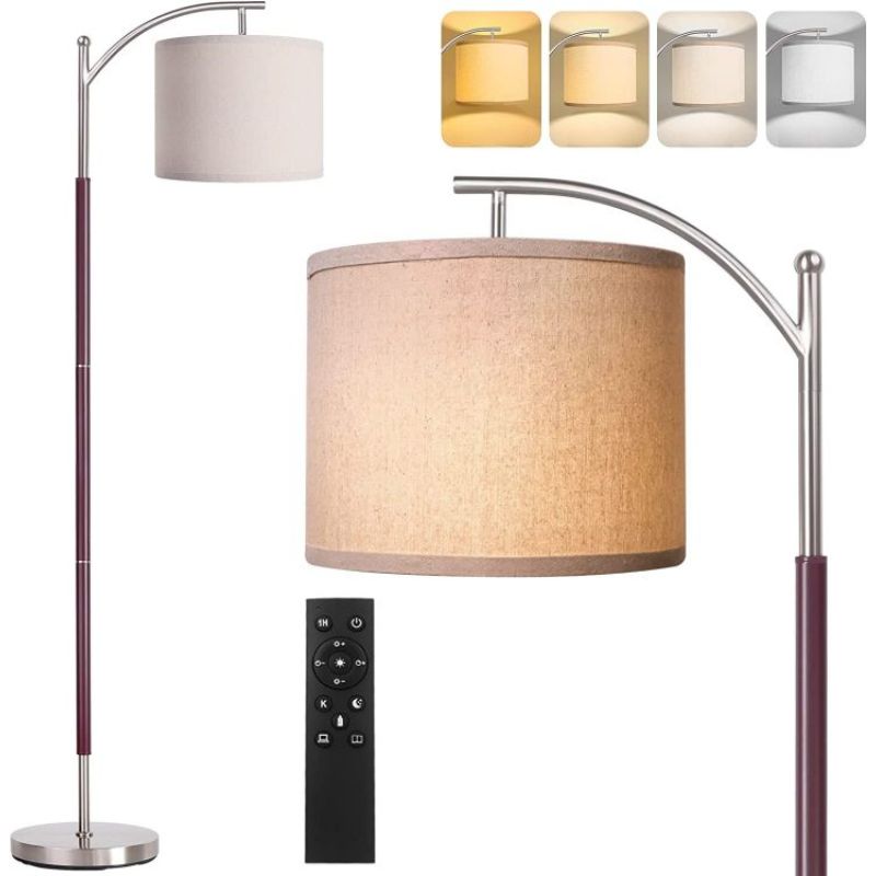 Floor Lamp for Living Room, 4 Color Temperature LED Floor Lamp with Remote & Foot Switch - SKØRTER