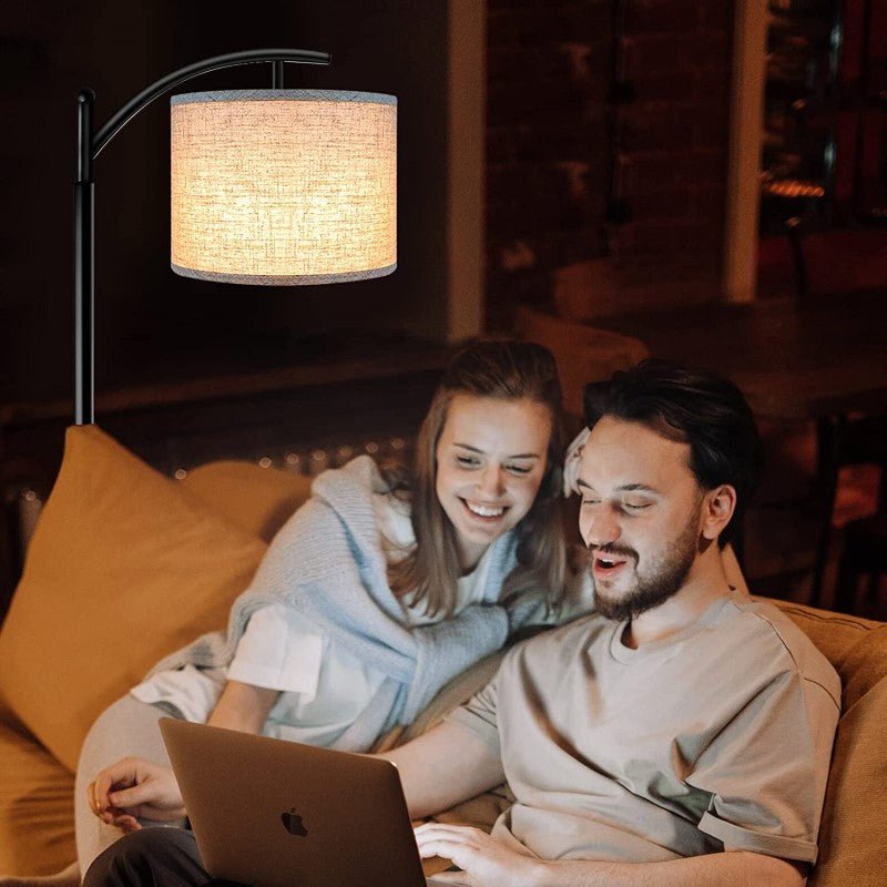 Floor Lamp for Living Room, 4 Color Temperature LED Floor Lamp with Remote & Foot Switch - SKØRTER