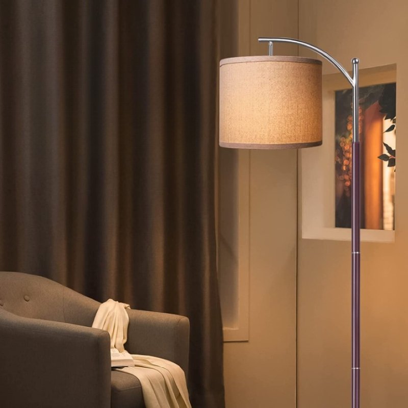 Floor Lamp for Living Room, 4 Color Temperature LED Floor Lamp with Remote & Foot Switch - SKØRTER
