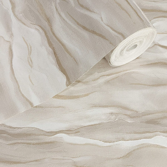 Skorter | Florence Neutral Taupe & Gold Sky Effect Wallpaper