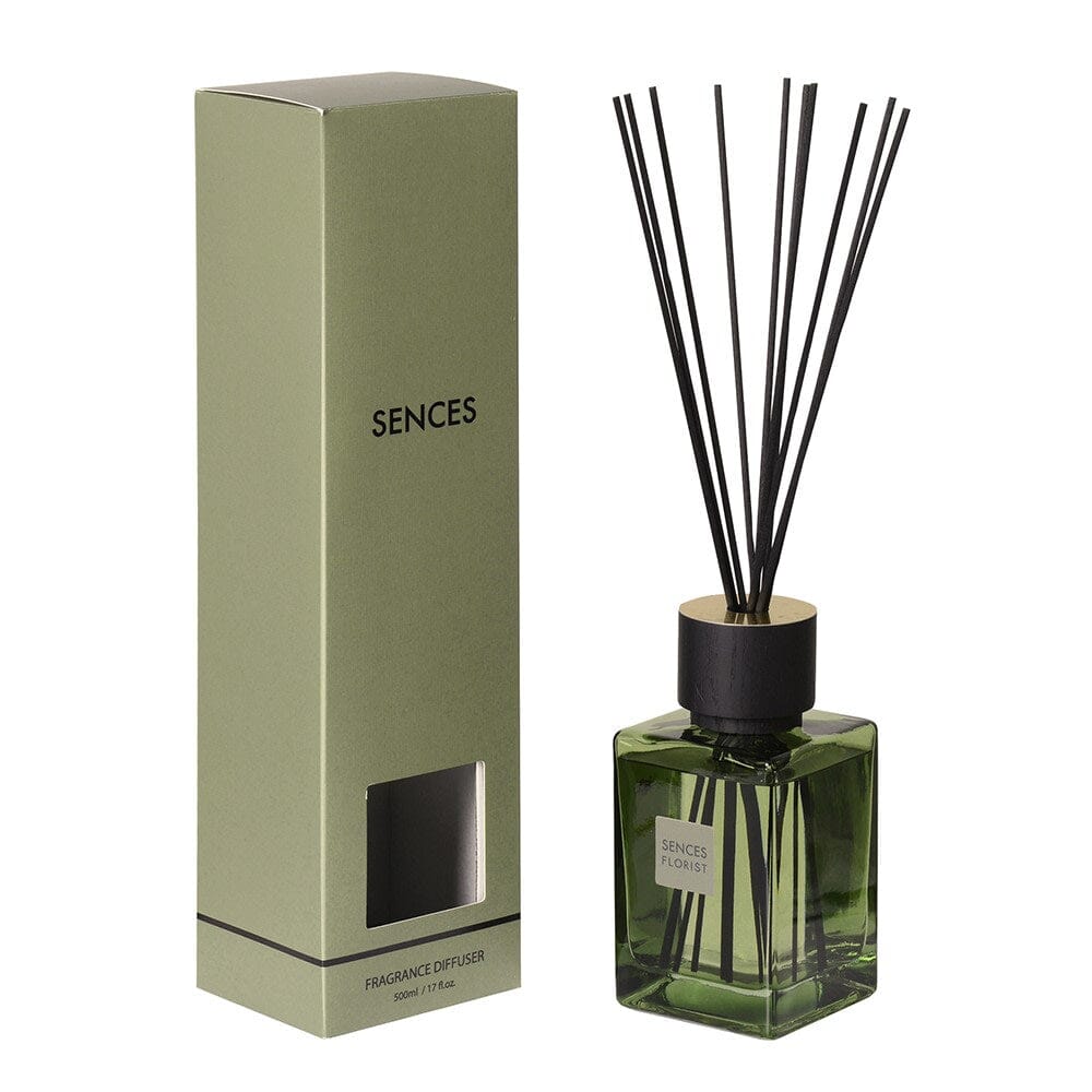 Skorter | Florist Green Glass Reed Diffuser - 500ml