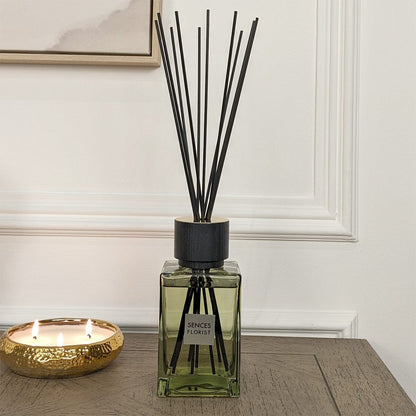 Skorter | Florist Green Glass Reed Diffuser - 500ml