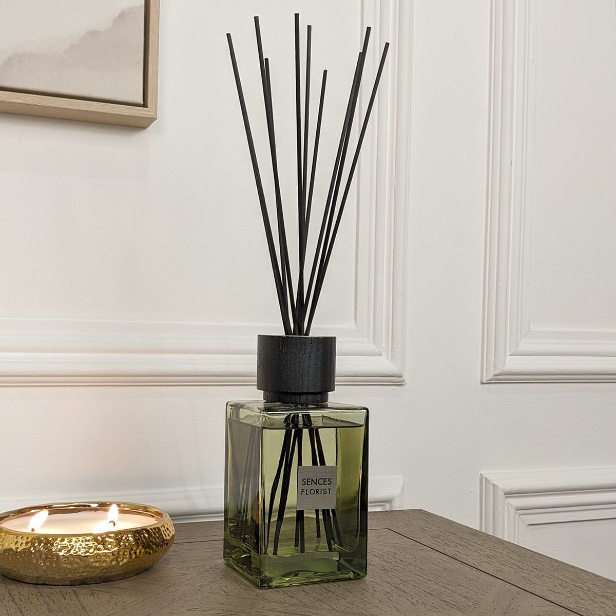 Skorter | Florist Green Glass Reed Diffuser - 500ml