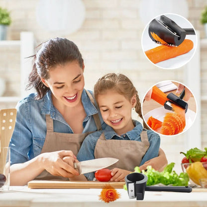 Skorter | Flower Roller | Spiral-shaped For Vegetables & Fruit