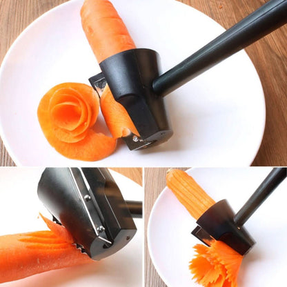 Skorter | Flower Roller | Spiral-shaped For Vegetables & Fruit