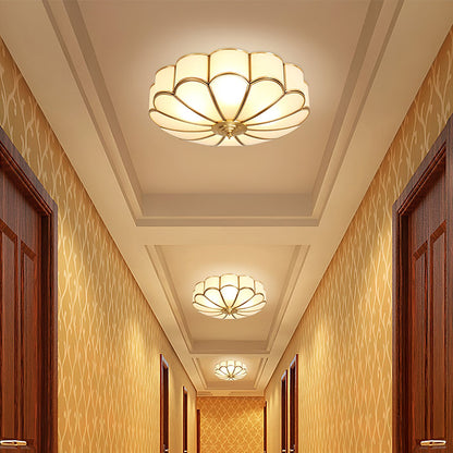 Flower Shape Glass Recessed Ceiling Light - SKØRTER