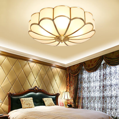 Flower Shape Glass Recessed Ceiling Light - SKØRTER