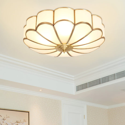 Flower Shape Glass Recessed Ceiling Light - SKØRTER