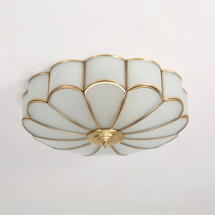 Flower Shape Glass Recessed Ceiling Light - SKØRTER