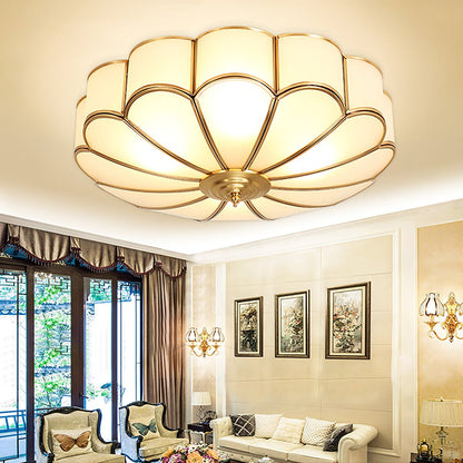 Flower Shape Glass Recessed Ceiling Light - SKØRTER