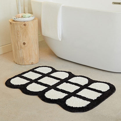 Skorter | Fluffy Chessboard Carpet