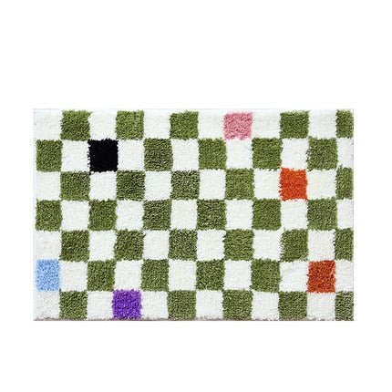 Skorter | Fluffy Chessboard Carpet