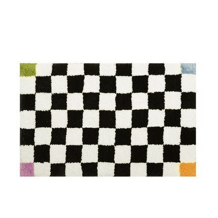 Skorter | Fluffy Chessboard Carpet