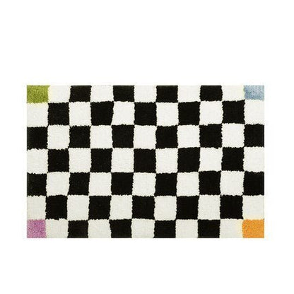 Skorter | Fluffy Chessboard Carpet