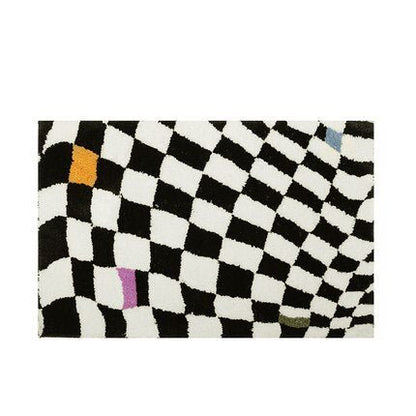 Skorter | Fluffy Chessboard Carpet