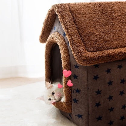 Skorter | FLUFFYHAVEN – Cozy Indoor Bed for Small Dogs & Cats