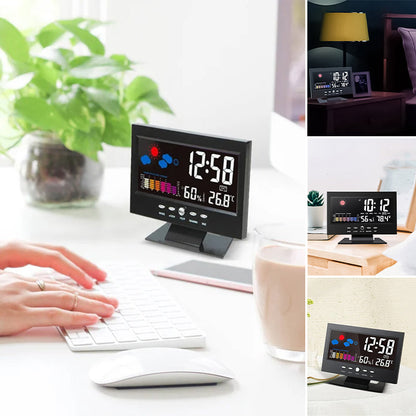 Skorter | LED Alarm Clock with Temperature and Humidity Monitoring
