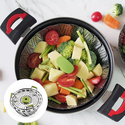 skorter | Flower-shaped Steel Folding Steamer