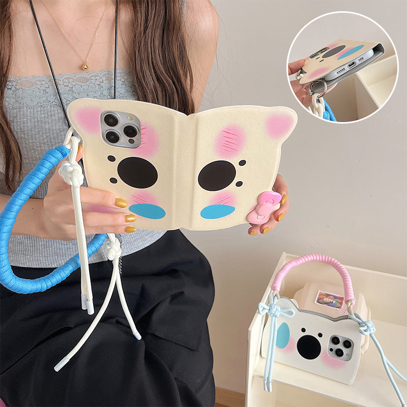 Skorter | Insta-Style Cartoon Westie Flip-Phone Case