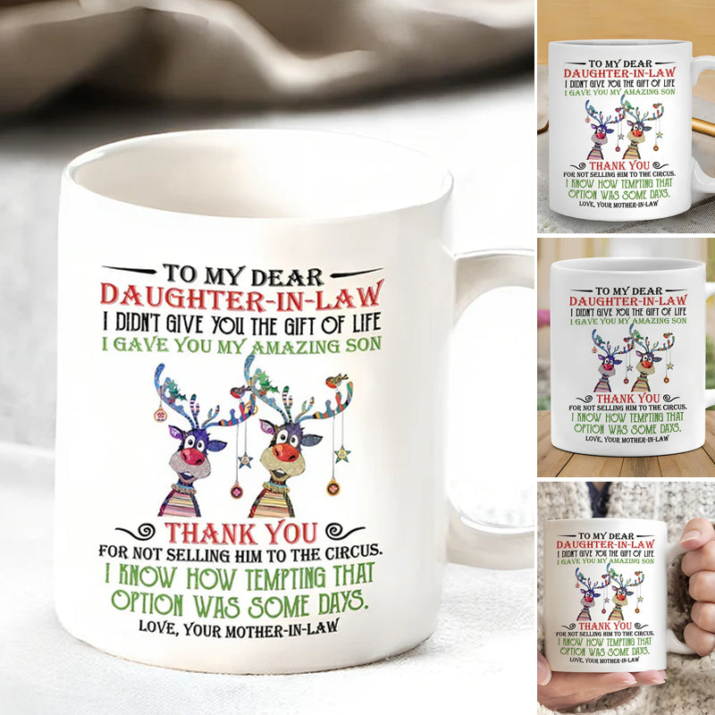 Skorter | I have given you my amazing son - Best gift for daughter-in-law mugs
