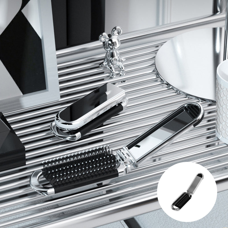 Skorter | MirrorFlex Travel Mirror Hair Brush | Foldable & Compact | Practical Styling on the Go